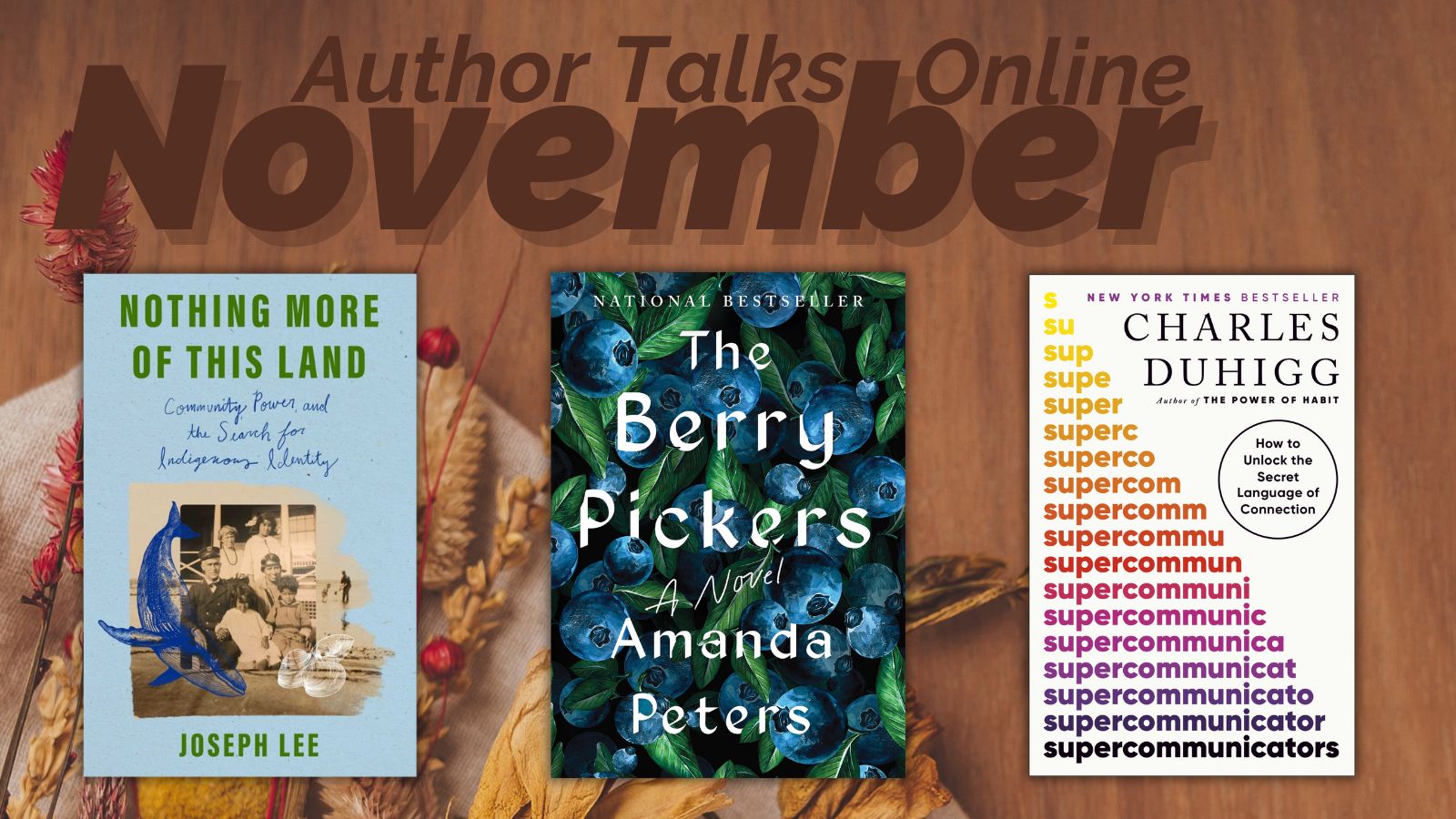 September Online Author Talks: The Next Conversation, Accomplice to the Villian, Enough is Enuf